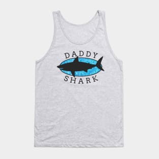 Daddy Shark - Blue Liquid Tank Top